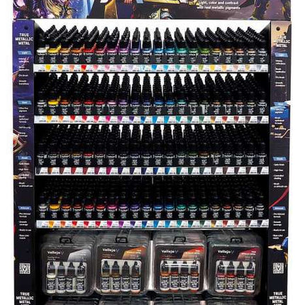 EX743FULL TRUE METALLIC METAL - COMPLETE RANGE with DISPLAY RACK