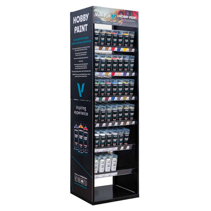 EX716FULL HOBBY PAINT (AEROSOL SPRAY PAINT CANS - COMPLETE RANGE with DISPLAY RACK