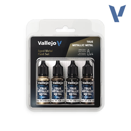 77258 Aged Metal Paint Set