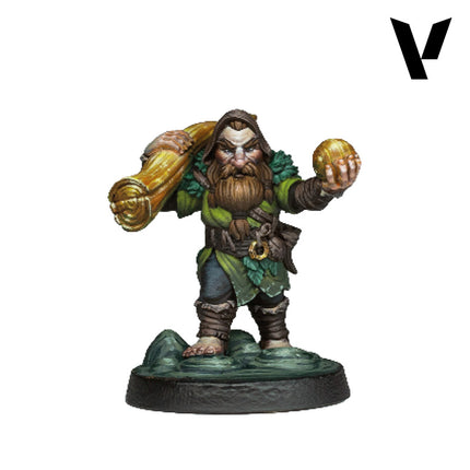 72201 Essential Paint Set by Squidmar Miniatures - 12 Colors + Figure