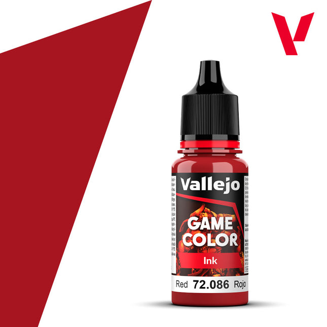 72086 Red  18ml