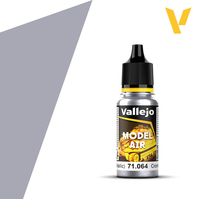 Vallejo 71064 Chrome Metallic 18ml