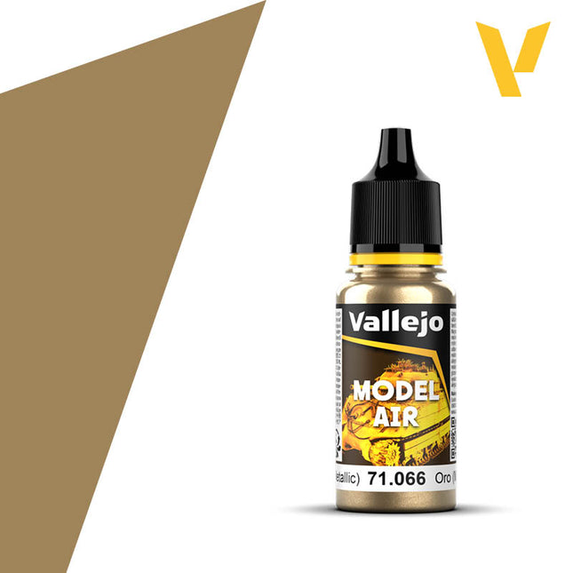 Vallejo 71066 Gold Metallic 18ml