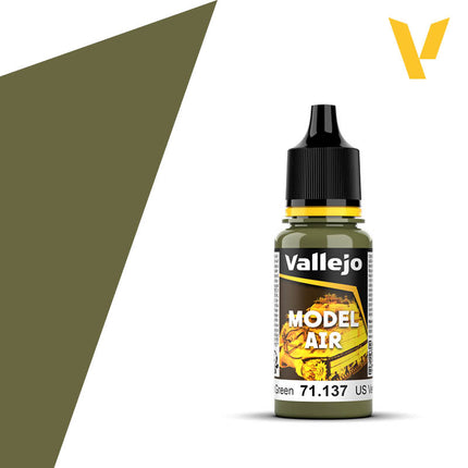 Vallejo 71137 US Light Green 18ml
