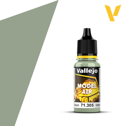 Vallejo 71305 Interior Grey Green 18ml
